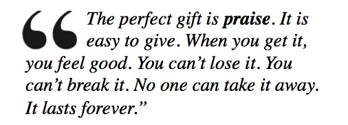 The Perfect Gift is Praise